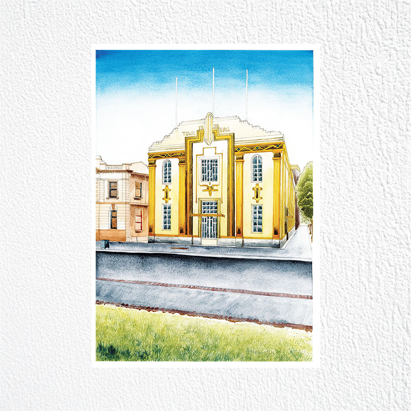 Watercolour painting print by Adelaide artist Calista Cox